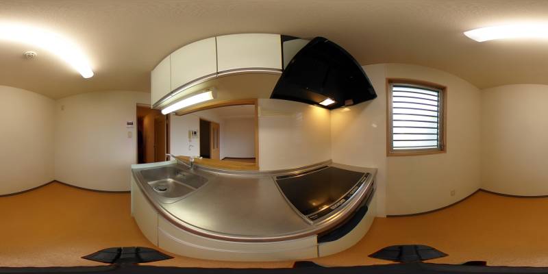 パノラマ画像キッチン