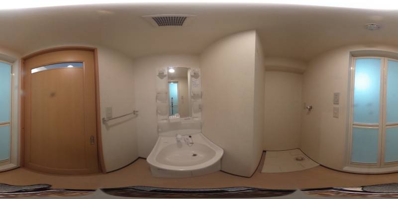 パノラマ画像洗面所
