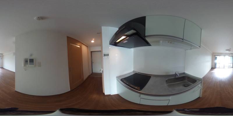 パノラマ画像キッチン