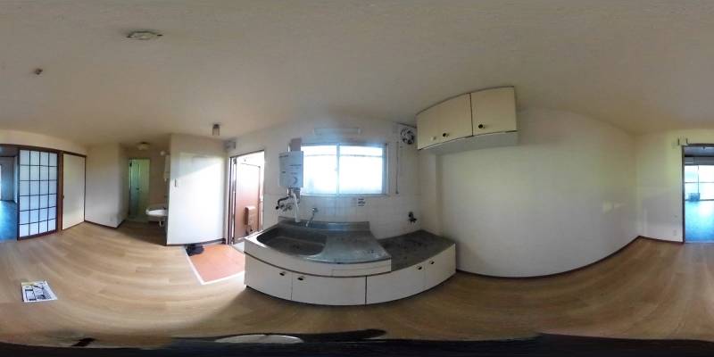 パノラマ画像キッチン