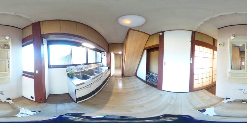 パノラマ画像洗面所