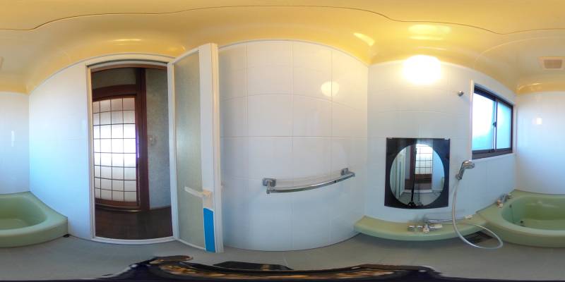 パノラマ画像バスルーム