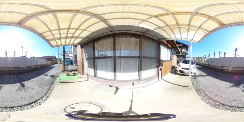 パノラマ画像バルコニー