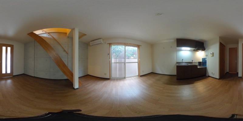 パノラマ画像リビング