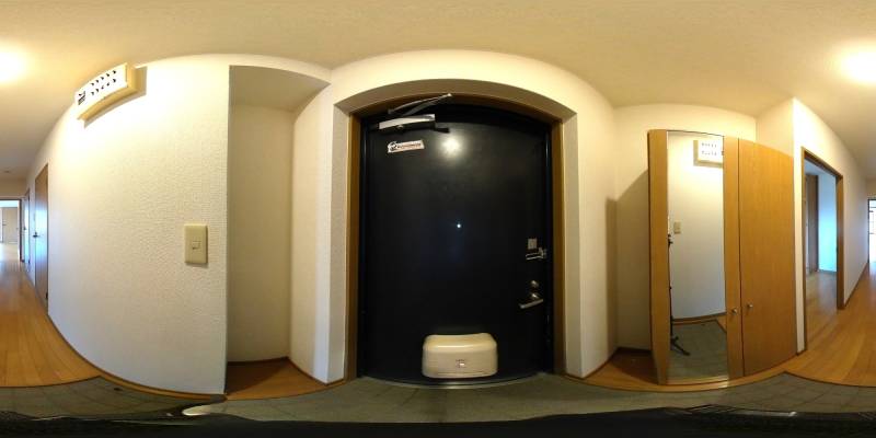 パノラマ画像玄関