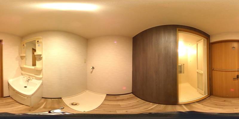 パノラマ画像洗面所