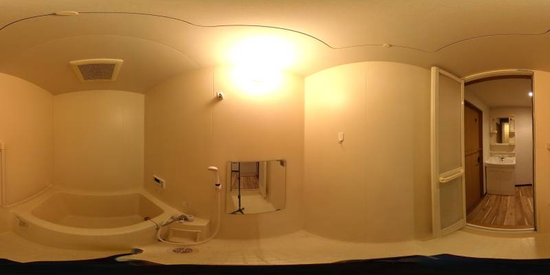 パノラマ画像バスルーム