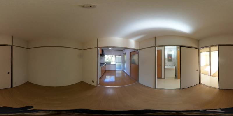 パノラマ画像リビング