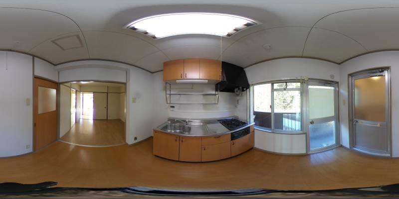 パノラマ画像キッチン