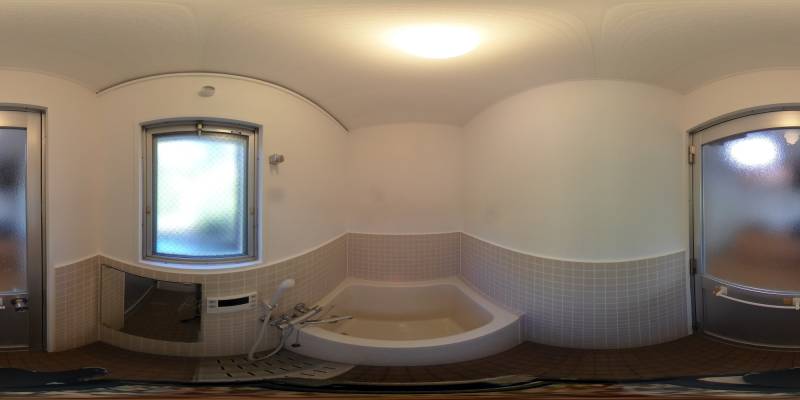 パノラマ画像バスルーム