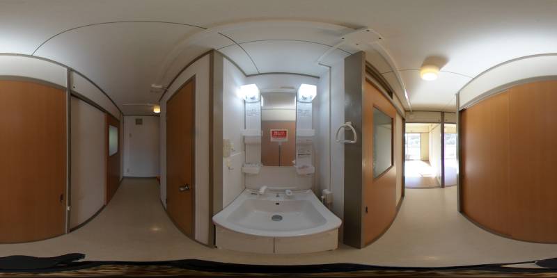 パノラマ画像洗面所