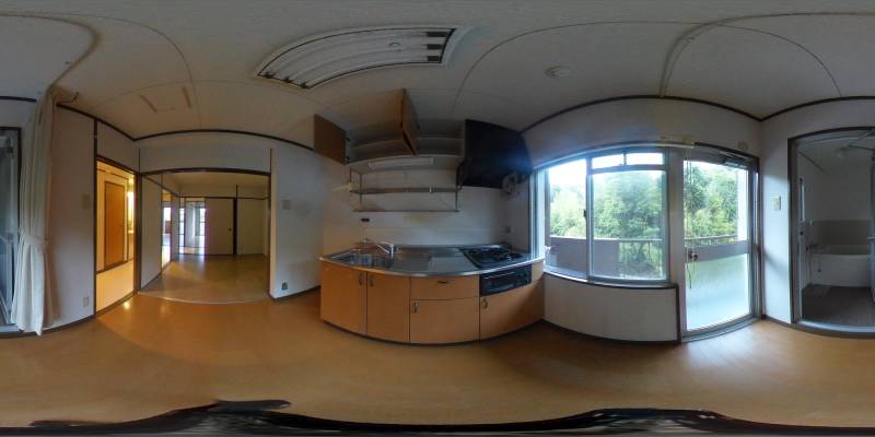 パノラマ画像キッチン