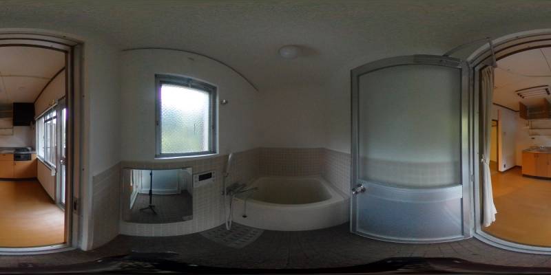 パノラマ画像バスルーム