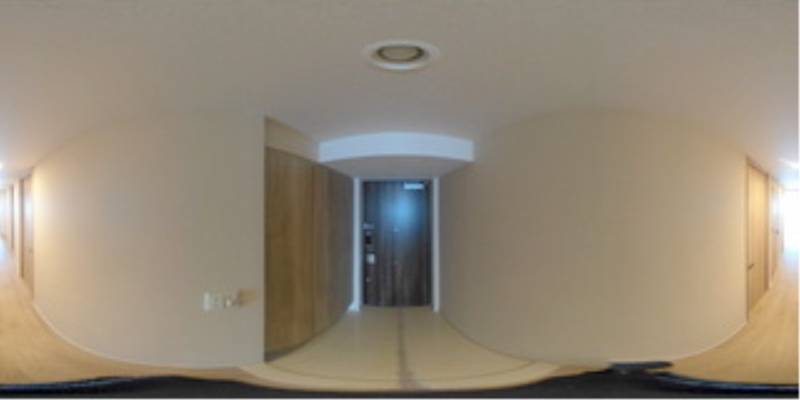 パノラマ画像玄関