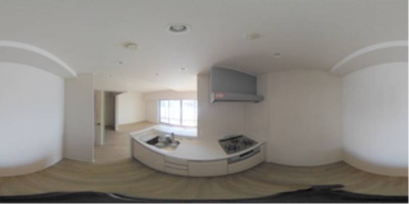 パノラマ画像キッチン