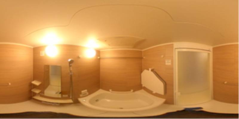 パノラマ画像バスルーム