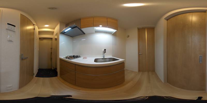 パノラマ画像キッチン