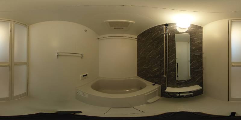 パノラマ画像バスルーム