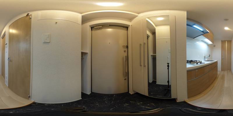 パノラマ画像玄関