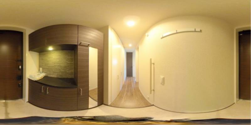 パノラマ画像玄関