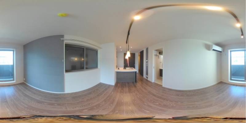 パノラマ画像リビング