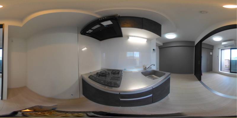 パノラマ画像キッチン