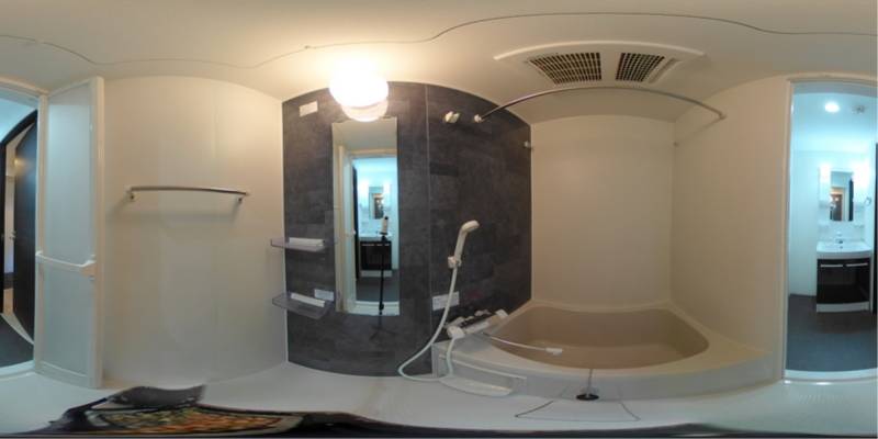 パノラマ画像バスルーム