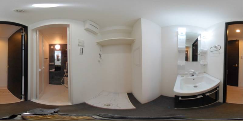 パノラマ画像洗面所