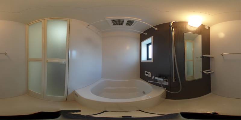 パノラマ画像バスルーム