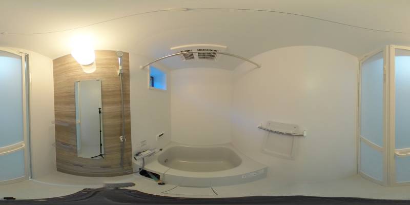 パノラマ画像バスルーム