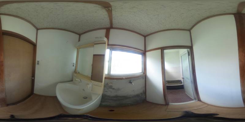 パノラマ画像洗面所