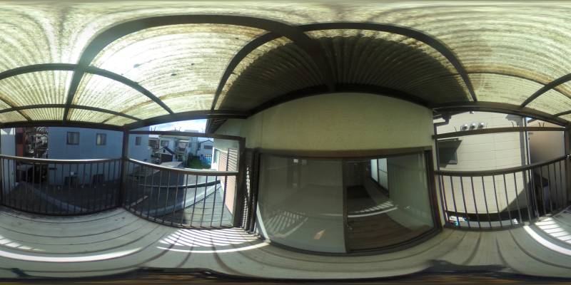 パノラマ画像バルコニー