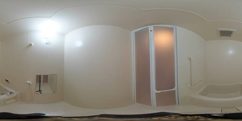 パノラマ画像バスルーム