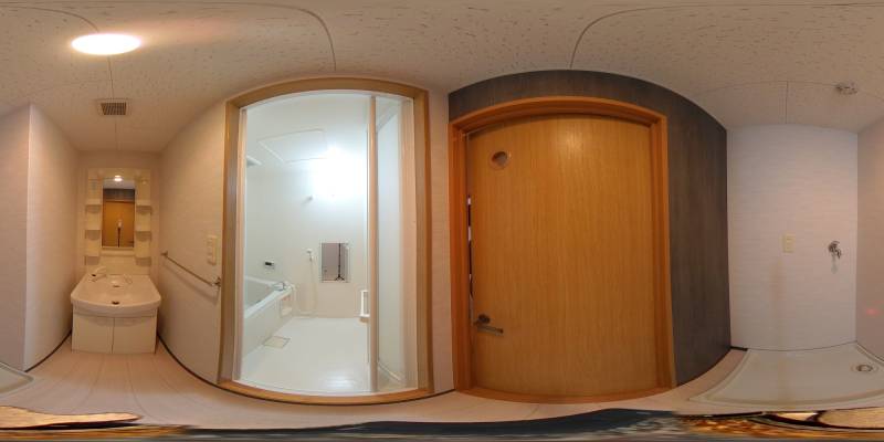 パノラマ画像洗面所