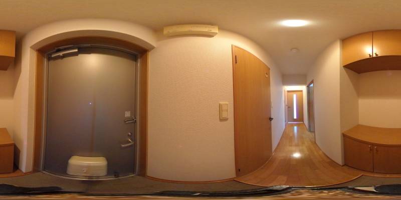 パノラマ画像玄関