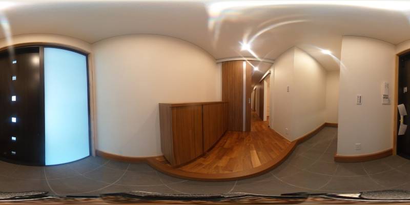 パノラマ画像玄関