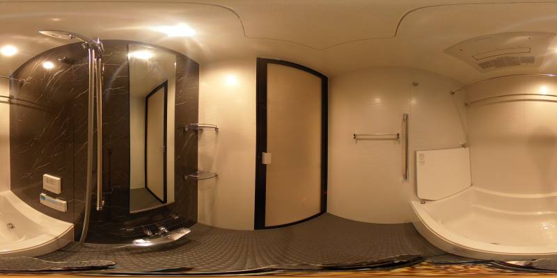 パノラマ画像バスルーム