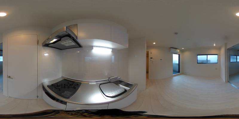 パノラマ画像キッチン