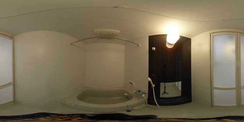 パノラマ画像バスルーム