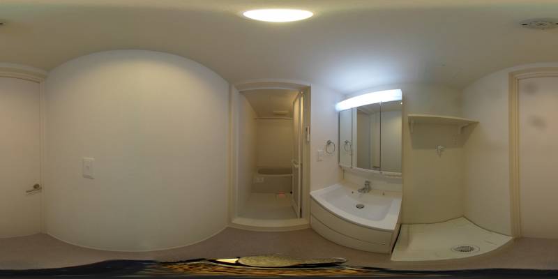 パノラマ画像洗面所