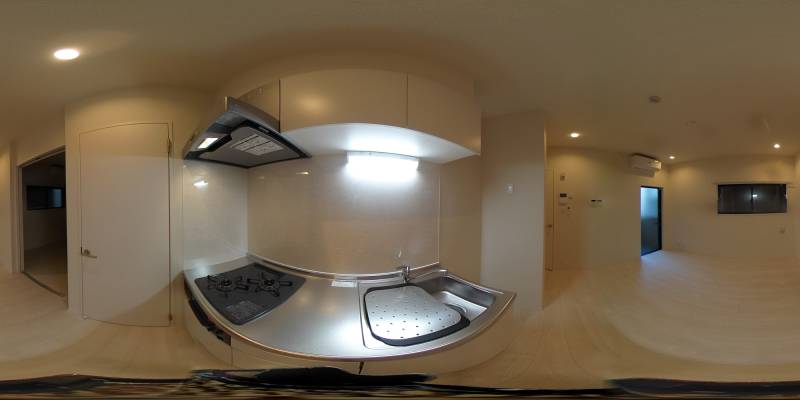 パノラマ画像キッチン