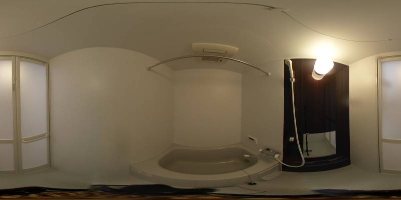 パノラマ画像バスルーム