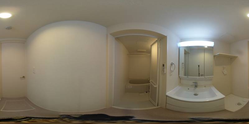 パノラマ画像洗面所