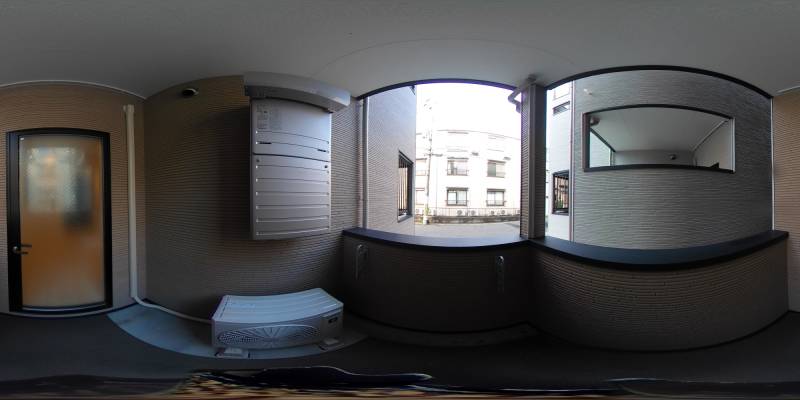 パノラマ画像バルコニー