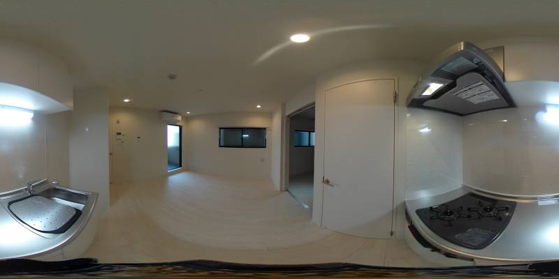 パノラマ画像キッチン