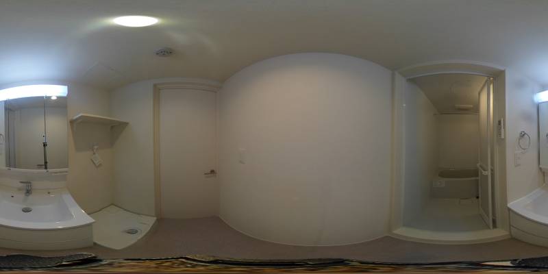 パノラマ画像洗面所