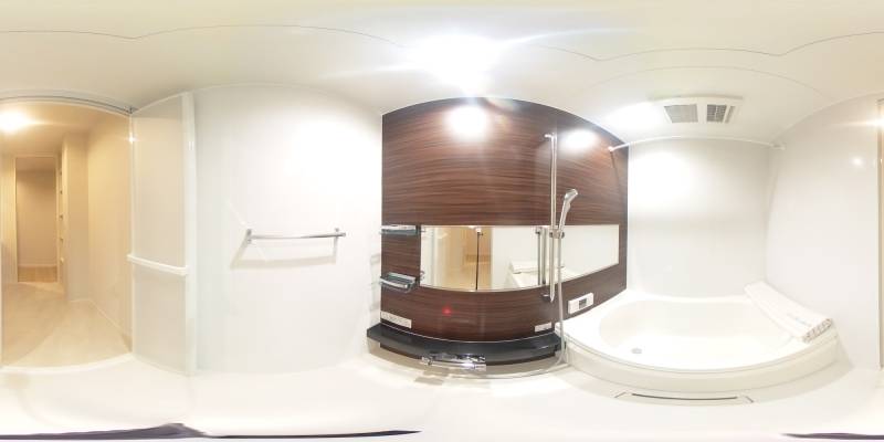 パノラマ画像バスルーム