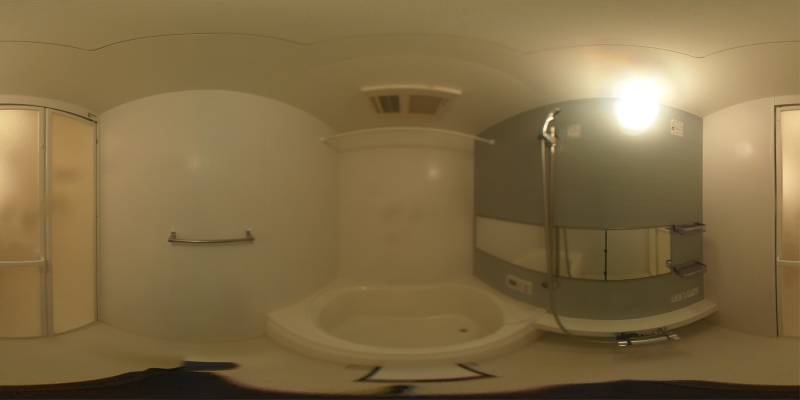 パノラマ画像バスルーム