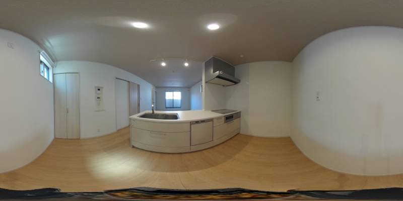 パノラマ画像キッチン