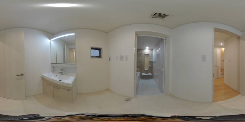 パノラマ画像洗面所